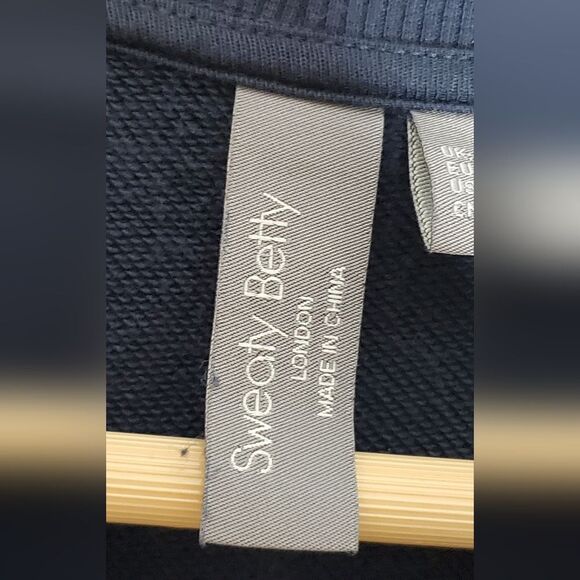 Sweaty Betty Navy Blue Revive Cotton Tshirt Women's Dress Size 4-6 - Picture 6 of 16